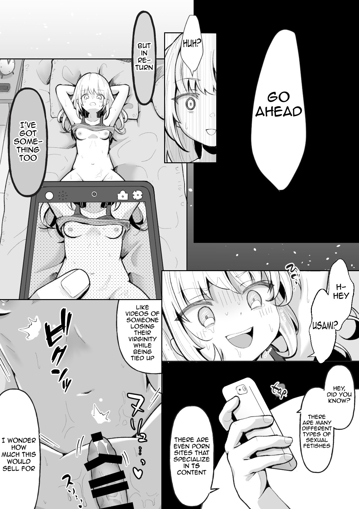 Hentai Manga Comic-A story about teaching a TS-bitch a lesson-Read-15